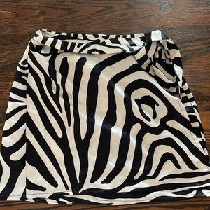 Inamorata Zebra Wrap Skirt